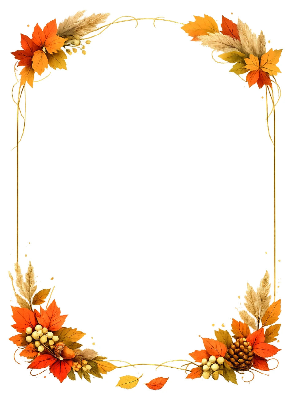 Foglie d'autunno 8x11 cm
