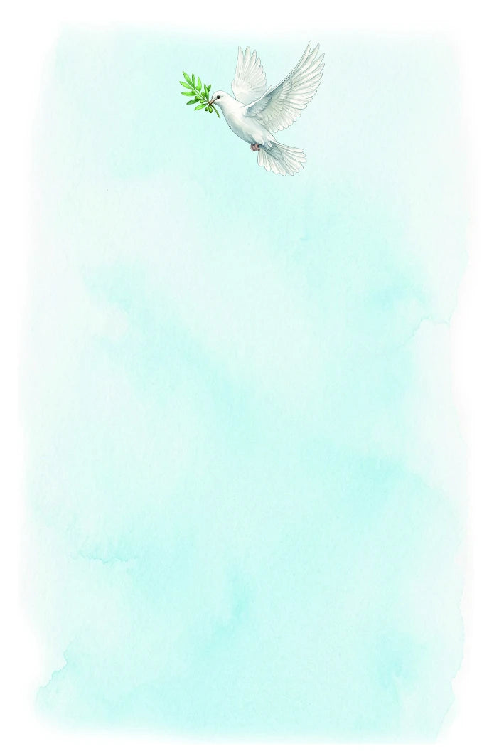 Colomba in volo 6x9 cm