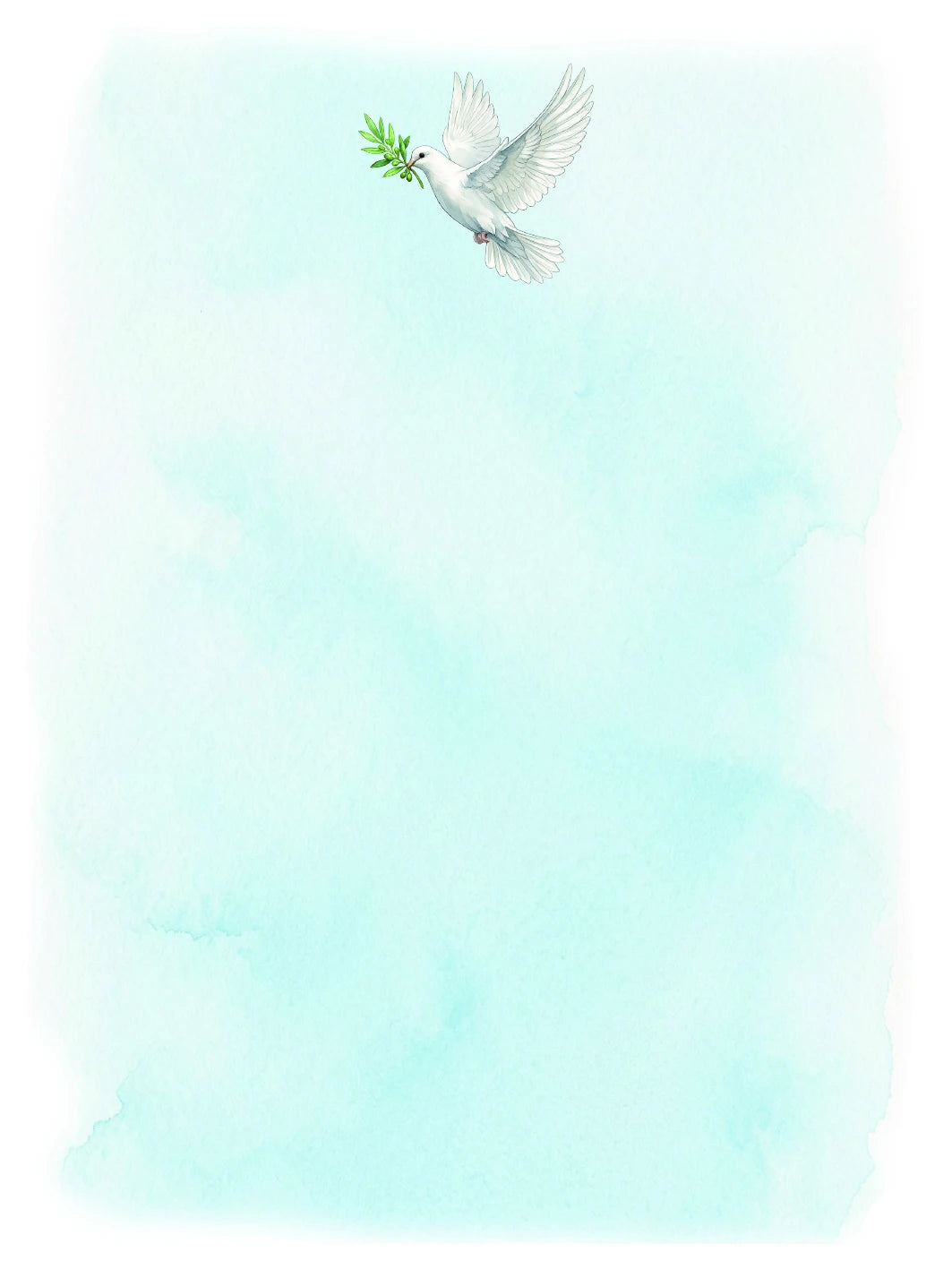 Colomba in volo 9x12 cm